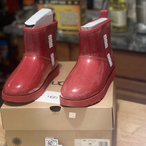 UGG Shoes - UGG Classic Mini Samba Red Boot.